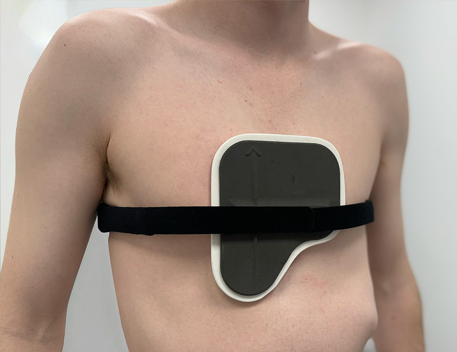 Rib and Chest Support Brace with front Stay