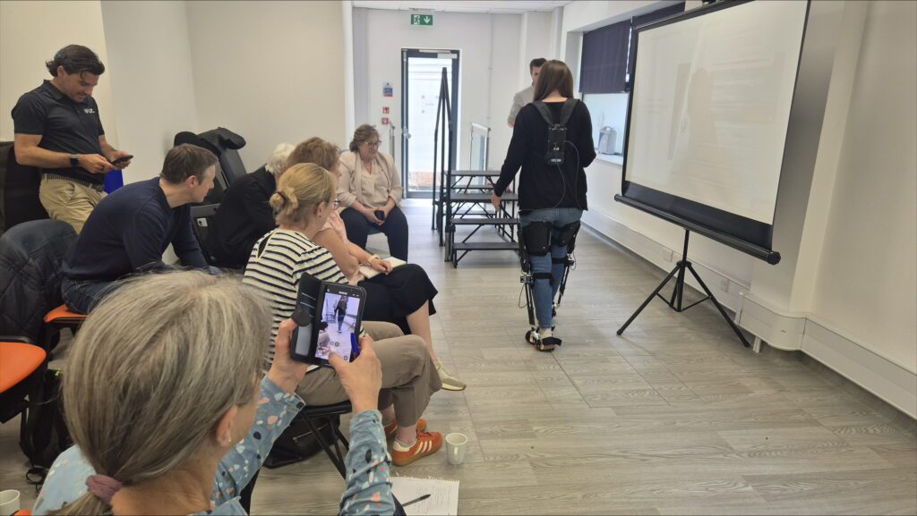 A live demonstration of the Agilik at Cambridge open day